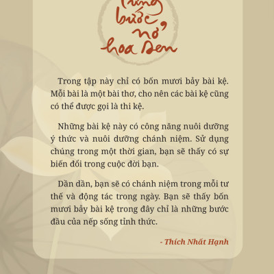 Từng Bước Nở Hoa Sen (SGB)