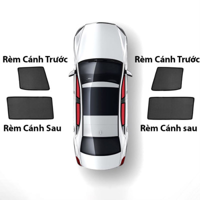 Rèm che nắng, Chắn nắng nam châm ô tô dành cho xe Mazda 2
