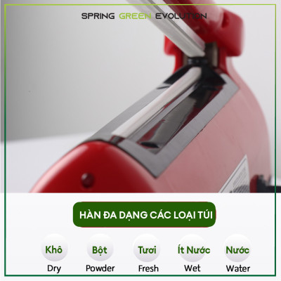 Máy hàn miệng túi đa năng HS40, dùng được cho mọi loại túi, phù hợp nhu cầu gia đình, hộ kinh doanh. Hàng chính hãng Thái Lan 