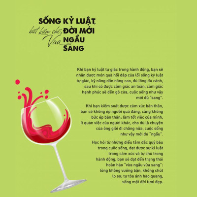 Sách - Xé vài trang thanh xuân, Be happy, Kế hoạch nâng cấp bản thân, Sống kỷ luật biết kiềm chế đời mới ngầu sang