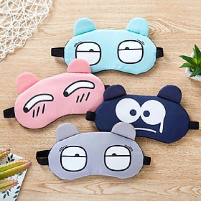 Tấm Che Bịt Mắt Có Túi Gel Làm Mát Giảm Căng Thẳng Kích thước 19x10 cm- Giao ngẫu nhiên