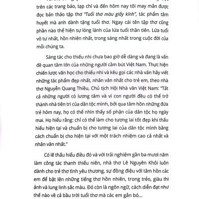 Tuổi Thơ Màu Giấy Kính