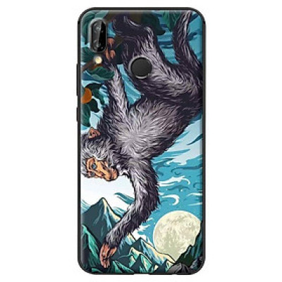 Ốp in cho Huawei Nova 3E Khỉ Đu Cây - Hàng chính hãng