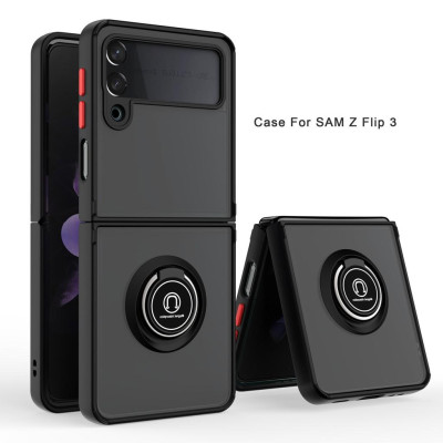 Ốp Lưng Chống Sốc Iring Cho Samsung Galaxy Z FLIP 6 / Z FLIP 5 / Z FLIP 4 / Z FLIP 3 - Bum Store Galaxy Case