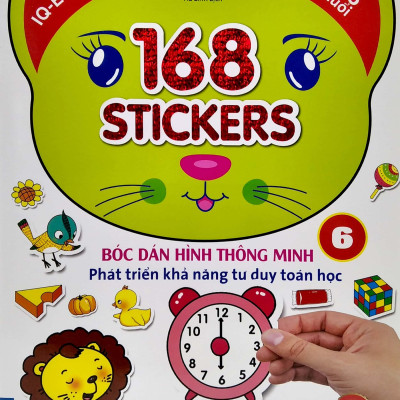 Bóc Dán Hình Thông Minh Phát Triển Khả Năng Tư Duy Toán Học - 168 Sticker (Quyển 6)