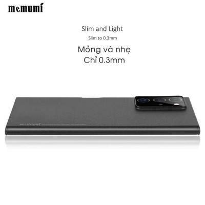 Ốp lưng nhám siêu mỏng 0.3mm cho Samsung Galaxy Note 20 hiệu Memumi có gờ bảo vệ camera - Hàng nhập khẩu