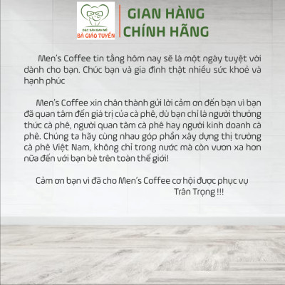 1kg Cà Phê Men