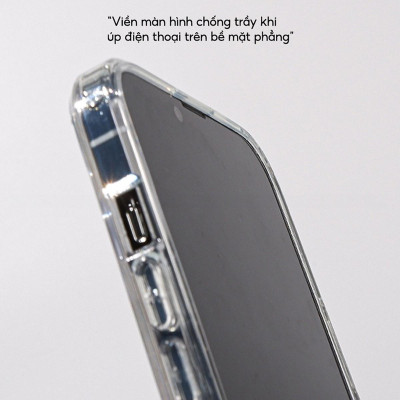 Ốp lưng giảm sốc chống va đập chống ố vàng cho iPhone 14 Pro Max / 14 Pro / 14 Plus / iP 14 hiệu X-level ICE Crystal trang bị đệm khí ẩn bốn góc, Mặt lưng PC chống ố vàng - Hàng chính hãng