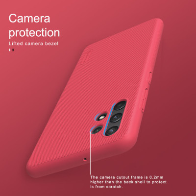 Ốp Lưng Sần cho Samsung Galaxy A32 4G chống sốc cực tốt hiệu Nillkin Super Frosted Shield - hàng nhập khẩu