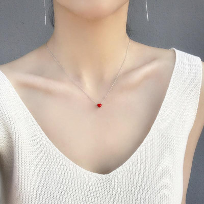 Dây chuyền trái tim đỏ nhỏ xinh sweet heart