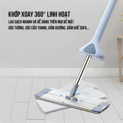 Cây Lau Nhà Tự Vắt Đa Năng - Tiện Lợi, Dễ Dàng Vệ Sinh Mọi Bề Mặt - HÀNG CHÍNH HÃNG MINIIN