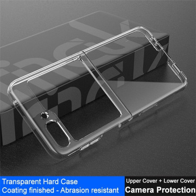 Ốp lưng trong suốt chống sốc cho Samsung Galaxy Z Flip 5 / ZFLip 5 5G hiệu Likgus Crystal - Bảo vệ toàn diện, chống sốc chống va đập, đệm khí 4 góc - Hàng nhập khẩu