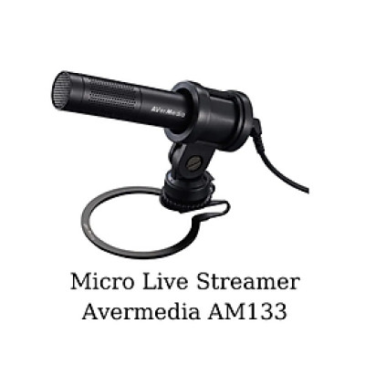 Thiết bị Micro Live Streamer Avermedia AM133 - Hàng Chính Hãng