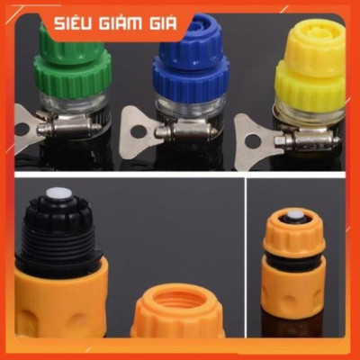 Bộ dây vòi xịt nước rửa xe, tưới cây đa năng, tăng áp 3 lần, loại 3m, 5m 206622-5 cút sập,nối vàng+ tặng đai