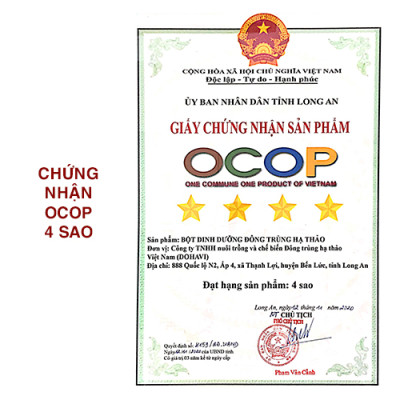 Bột Dinh Dưỡng Đông Trùng Hạ Thảo Dohavi