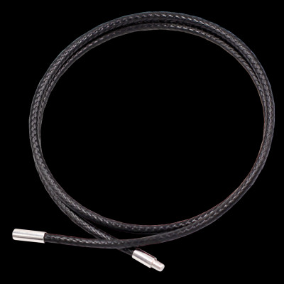 Mặt Phật Đại thế chí obsidian ( thạch anh khói ) 5 cm kèm vòng cổ dây cao su đen - mặt dây chuyền size lớn - size L, Mặt Phật bản mệnh