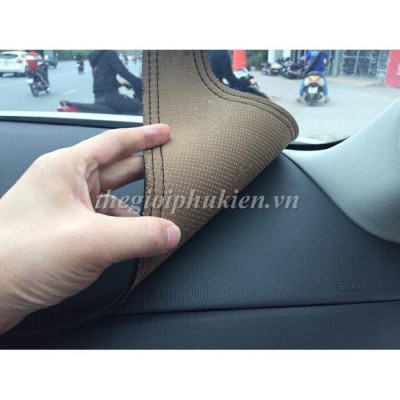 Thảm da Taplo dành cho Hyundai Grand i10 2015-2019 vân Carbon cao cấp