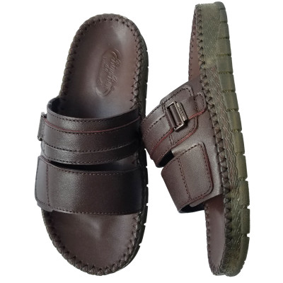 Dép Nam Quai Ngang  Da Bò BIGGBEN DN362