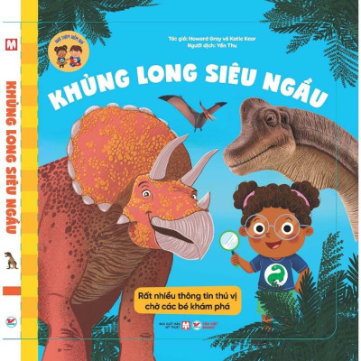 ComBo Khủng Long Siêu Ngầu + Vũ Trụ Kì Diệu - Nhà Thám Hiểm Nhí - Rất Nhiều Thông Tin Thú Vị, Chờ Các Bé Khám Phá(Bộ 2 cuốn) -  Dành Cho Lứa Tuổi Mầm Non