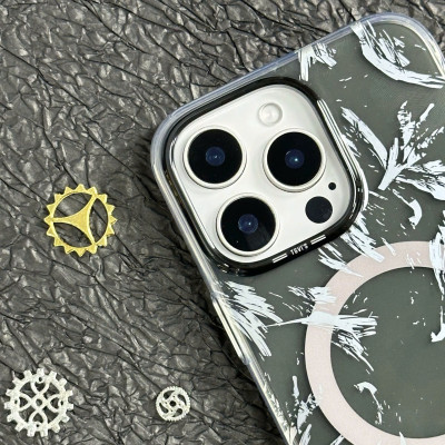 Ốp lưng dành cho iPhone 16 Pro Max/ iphone 16 pro TGVIS Space Gradient, Sạc từ tính_ Hàng chính hãng
