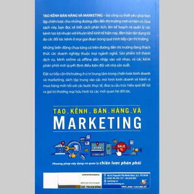 Sales And Marketing Channels - Tạo Kênh Bán Hàng Và Marketing