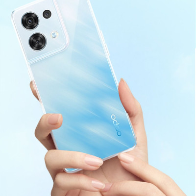 Ốp lưng dẻo silicon dành cho OPPO Reno 8 5G Ultra Thin (mỏng 0.6mm, Trong suốt) - Hàng chính hãng