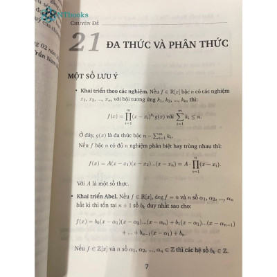 Sách Tuyển chọn các chuyên đề toán phổ thông Tập 3