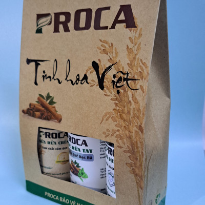 Combo tẩy rửa du lịch - dung dịch đa năng, nước rửa chén