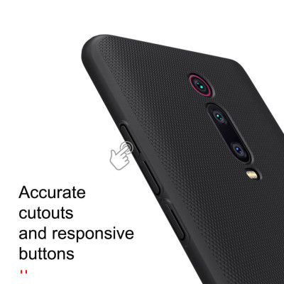 Ốp Lưng Sần Chống Sốc Cho Xiaomi Redmi K20 / K20 Pro hiệu Nillkin (Đính kèm giá đỡ hoặc miếng dán từ tính) - Hàng Chính Hãng