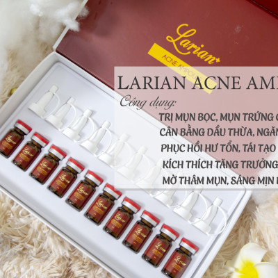 Combo 5 lọ Tế bào gốc Acne Ampoule Larian (làm giảm mụn sưng viêm, làm đầy sẹo rỗ, xoá mờ vết thâm)