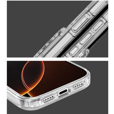 ốp lưng chống sốc sạc từ tính nam châm trong suốt cho iPhone 17 Pro Max / 17 Air / iP 17 Pro / 17 hiệu Likgus Lin Magnetic N52 - Chống sốc 2m, túi khí ẩn 4 góc, chống va đập, độ trong full HD - Hàng nhập khẩu