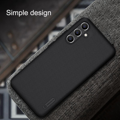 Ốp Lưng Sần chống sốc cho Samsung Galaxy A24 hiệu Nillkin Super Frosted Shield - Hàng Chính Hãng