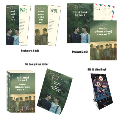 We Best Love - Mãi Mãi Là Số 1 & Cuộc Phản Công Của Số 2 (Bộ 2 Cuốn - Tặng Kèm BookMark + Postcard +Bìa Bao Giả Lập Poster + Giá Đỡ Điện Thoại)