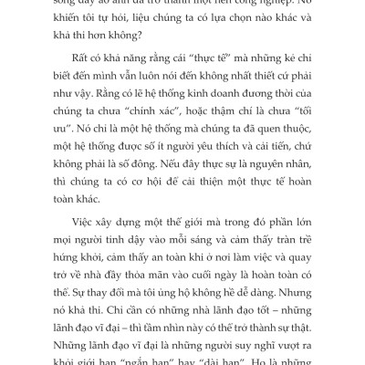 Từ Mục Tiêu Ngắn Hạn Đến Mục Đích Dài Hạn (1980)