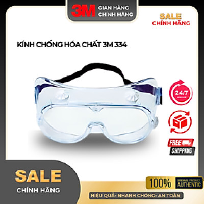 Kính Bảo Hộ Chống Hóa Chất 3M 334