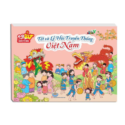 Sách Tô Màu - Baby Three - 12 Con Giáp + Cổ Tích + Bốn Mùa + Thị Trấn Nhỏ + Tết + Chuyện Của Mèo Cam - Combo 6 Cuốn - Minh Thắng
