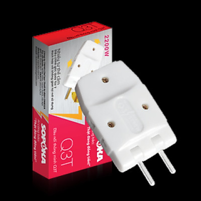 Phích cắm điện thông minh 1 chia 3 SOPOKA- Q3T (Trắng)
