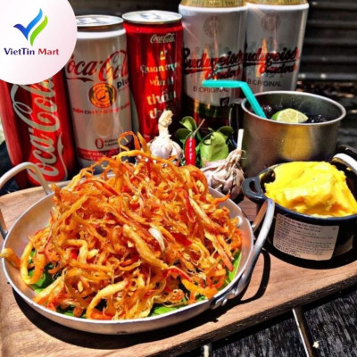 Mực Bơ Tỏi Thơm Ngon Viettin Mart 300G