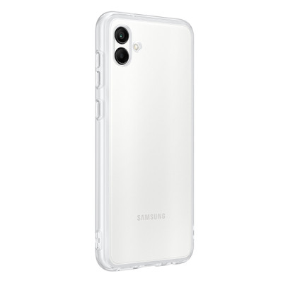 Ốp Lưng Nhựa Dẻo Trong Samsung Galaxy A04 Soft Clear Cover EF-QA045TTEGWW - Hàng Chính Hãng