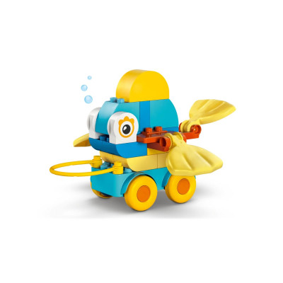 Đồ Chơi Lắp Ráp 3 Trong 1 Động Vật Đi Trên Bánh Xe LEGO DUPLO 10448 (58 chi tiết)