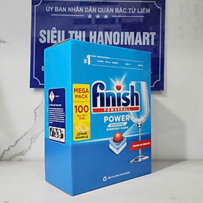Viên Rửa Bát Finish 90 Viên Dùng Cho Máy Rửa Bát chén