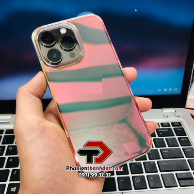 Ốp lưng dành cho iPhone 13 Pro Max chính hãng Memumi Rainbow không ố màu - Hàng nhập khẩu