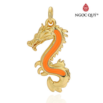 Charm treo hợp kim hình con rồng - Ngọc Quý Gemstones