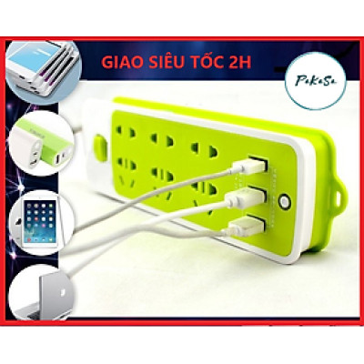 Ổ Cắm Điện Đa Năng Chống Giật Có Lỗ Cắm 3 Chấu - Tiết Kiệm Điện - PaKaSa