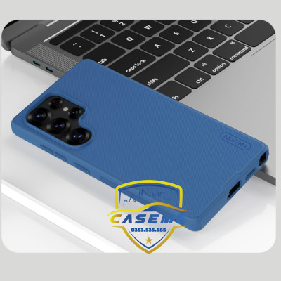 Ốp Lưng Chính Hãng Nillkin Cho Samsung S25/S25+/S25 Ultra – Lưng Sần Chống Trượt, Viền Silicon Dẻo Bảo Vệ Máy - Hàng Nhập Khẩu
