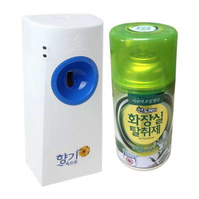 Bộ máy xịt phòng tự động + kèm chai xịt phòng cao cấp Sandokkaebi Hàn Quốc 300ml