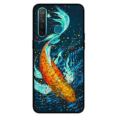 Ốp Lưng in cho Realme 5 Pro / Realme Q Mẫu Cá Koi Vàng - Hàng Chính Hãng