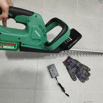 Máy Cắt Tỉa Hàng Rào Cắt Cây Cảnh HIMOKI Chính Hãng - Động Cơ Lõi Đồng 100% - Chân Pin Phổ Thông 4cm 