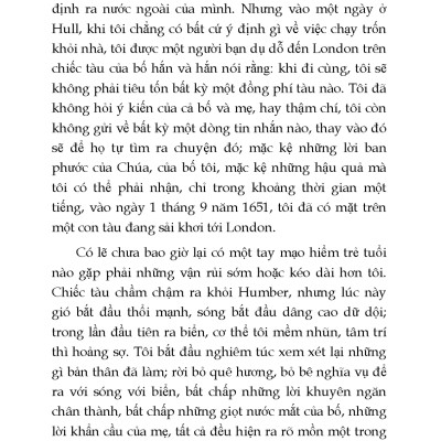 Những Cuộc Phiêu Lưu Kì Thú Robinson Crusoe (Tái Bản 2022)