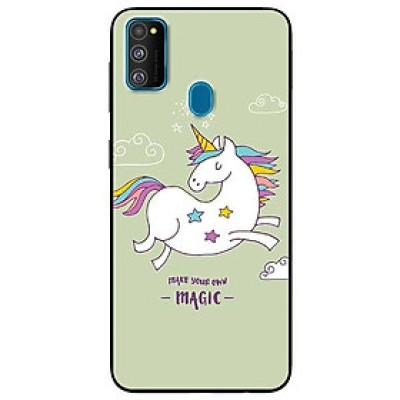Ốp lưng dành cho Samsung M30 - M30s - M31 mẫu Ngựa Nền Xanh Magic